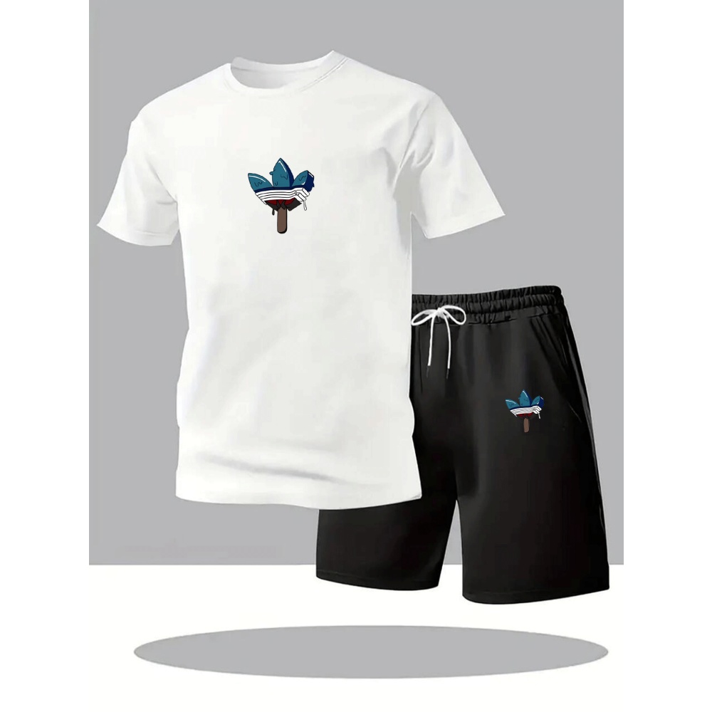 Men'S Fashion Clothing - Summer Men's Sets Fashion Tracksuit Men