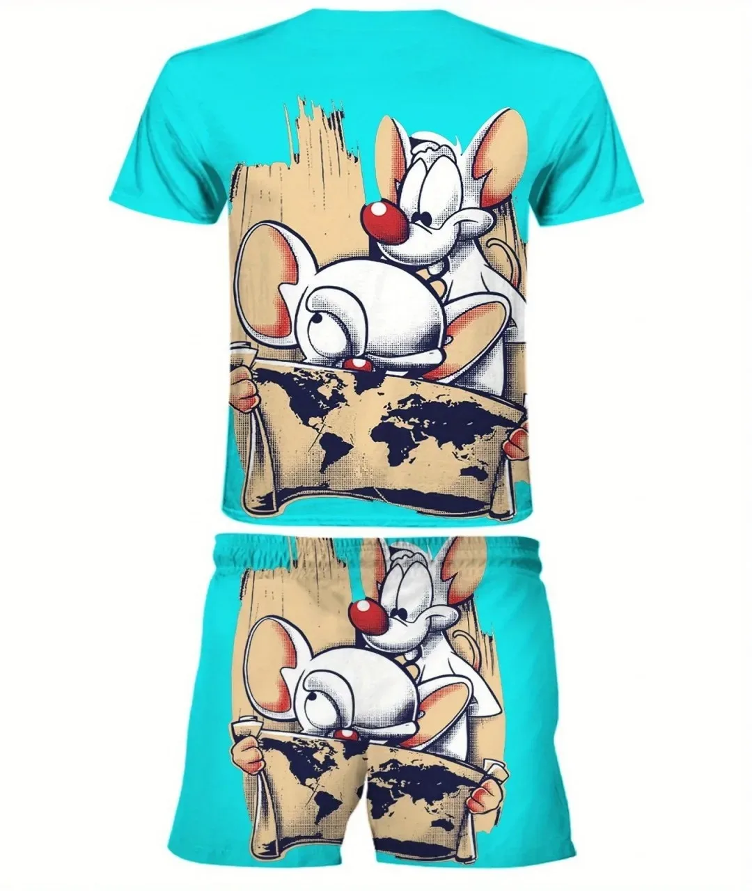 Men'S Fashion Clothing - Comic Animal Print Men's Clothing Summer