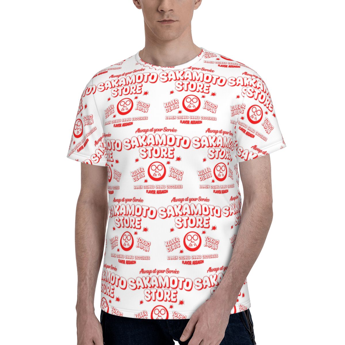 Mens Fashion Store - Sakamoto Days STORE T-Shirt for Men