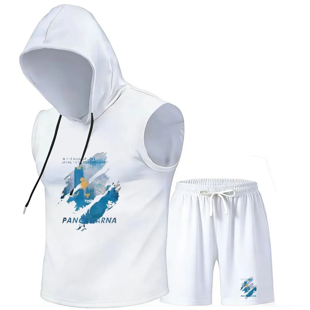 Men'S Fashion For Summer 2026 - 2026 Men's hooded top+shorts summer new