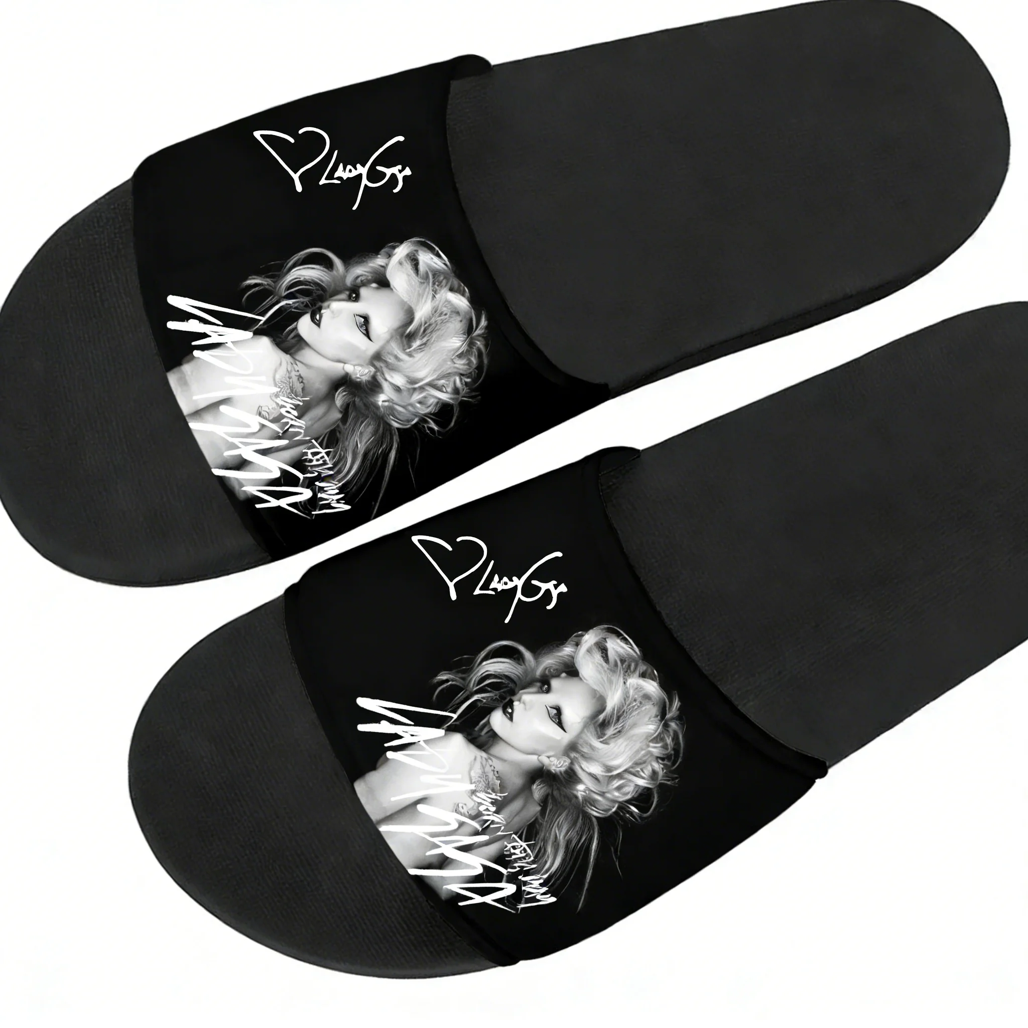 Men'S Fashion Shoes - Lady Gaga Slippers Home Water Shoes