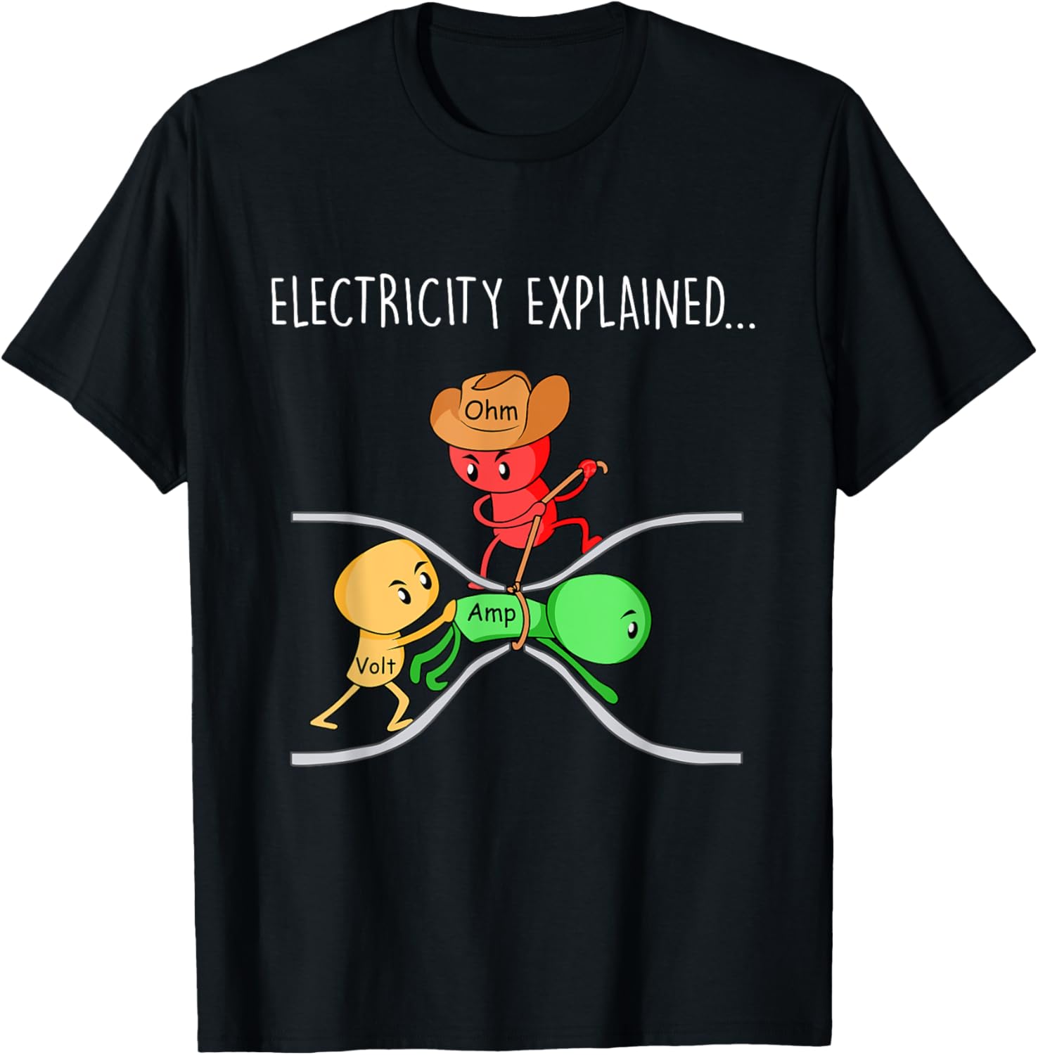 Men'S Fashion Explained - New Funny Physics Teacher Electricity Explained