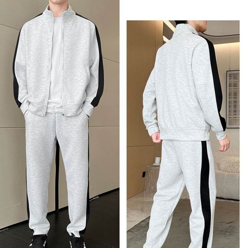 Mens Fashion Suits - Autumn Men Tracksuit Casual Joggers Patchwork