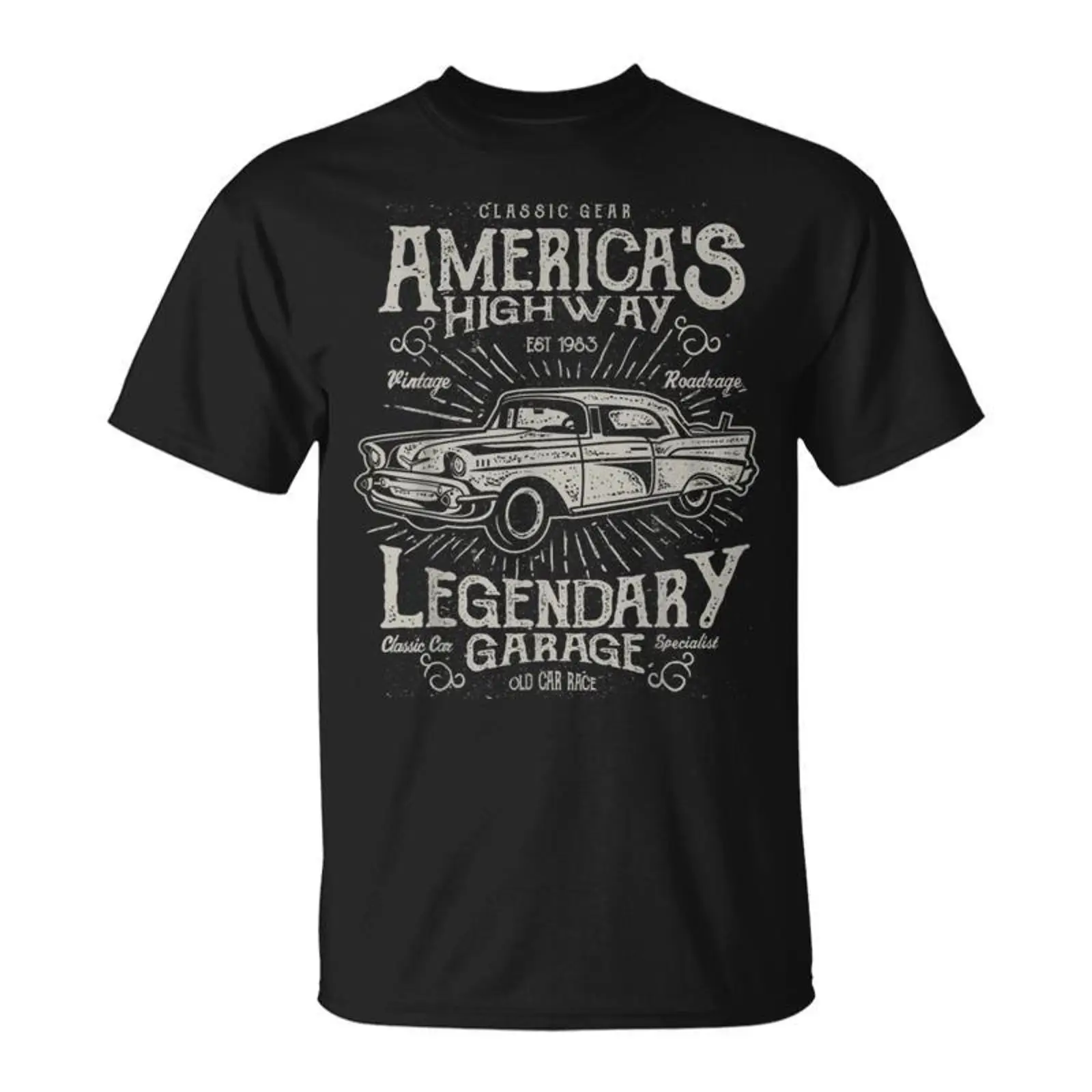 Mens Fashion In The 50S - 50S Vintage Car Retro Auto Oldtimer