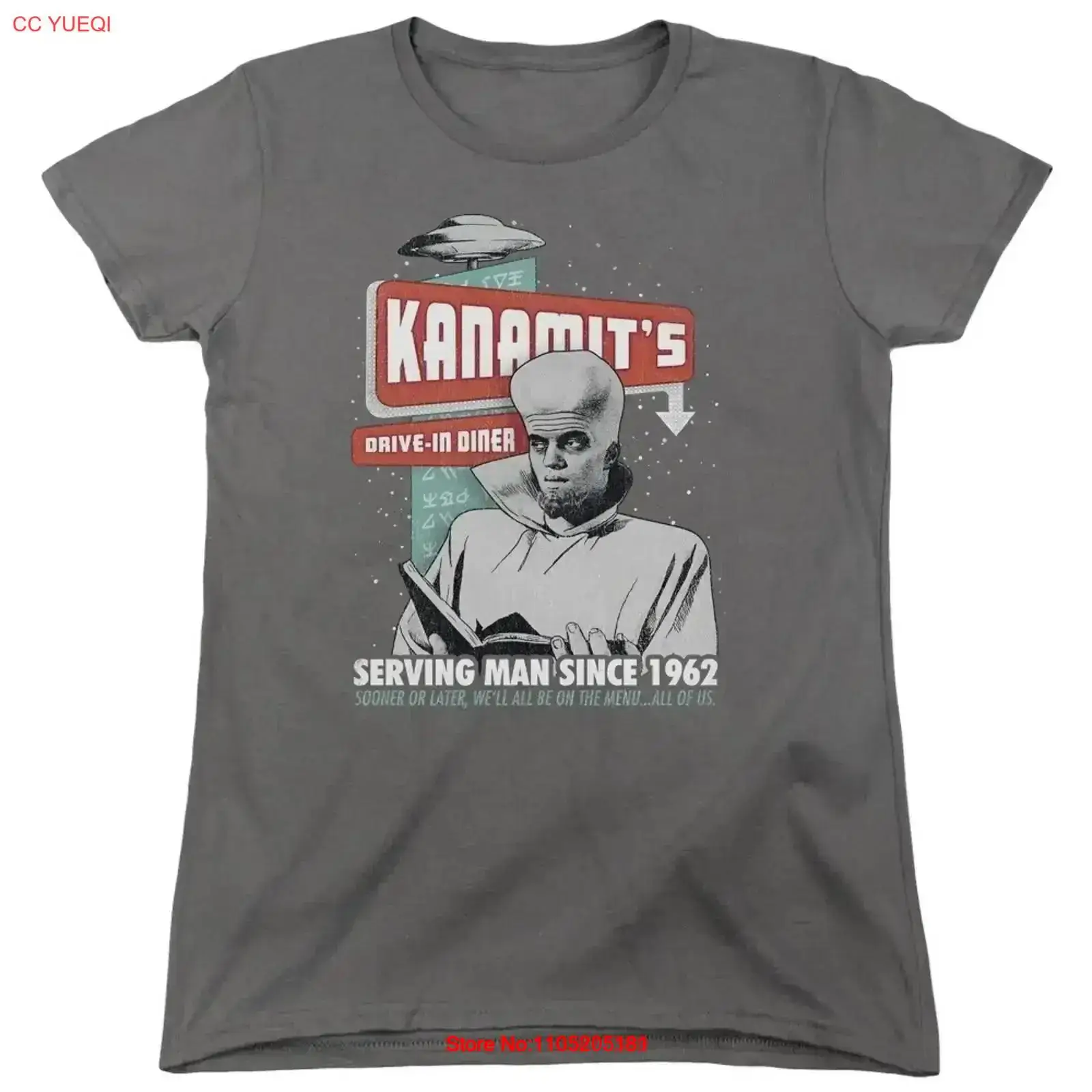 Men'S Fashion Zone - Twilight Zone Kanamit's Diner Women's T