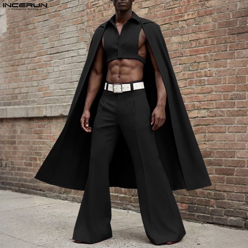 INCERUN Men Sets Solid Color L - đánh giá và giá Mens Fashion Suits