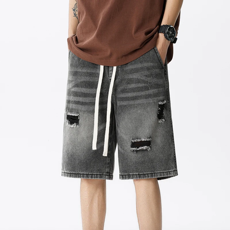 Summer Thin Denim Shorts Men's - đánh giá và giá Men'S Fashion Loose Pants