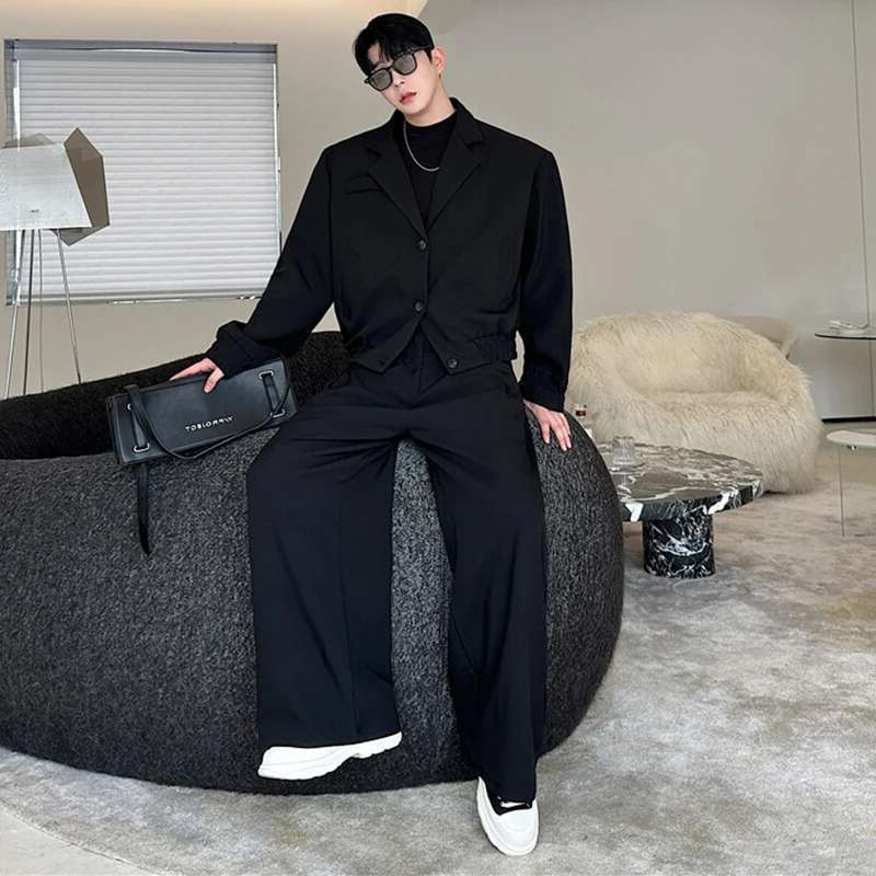 LUZHEN Spring Blazer Neck Casu - đánh giá và giá Men'S Fashion Loose Pants