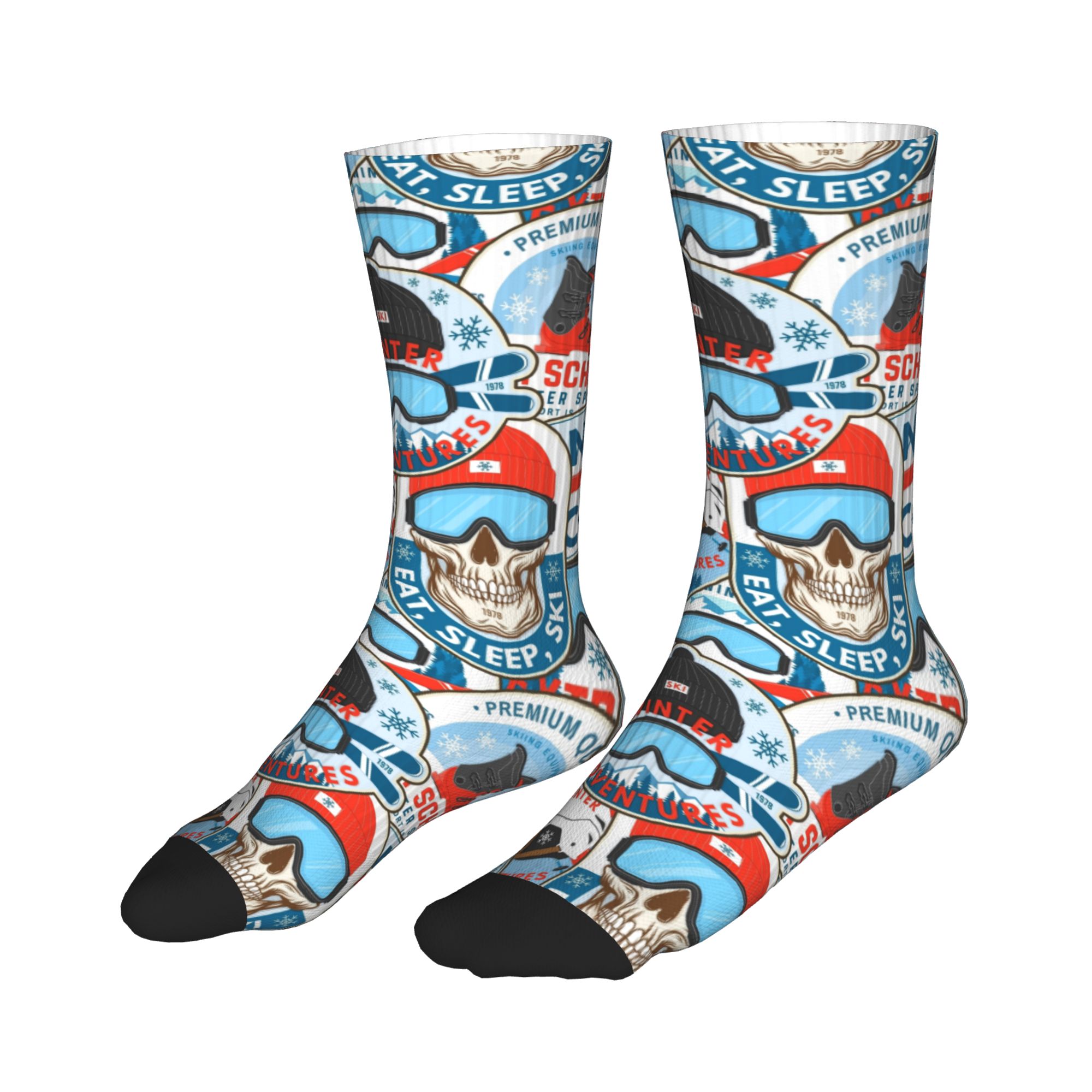 Vintage Red Blue Ski Club Seam - đánh giá và giá Mens Fashion Vintage