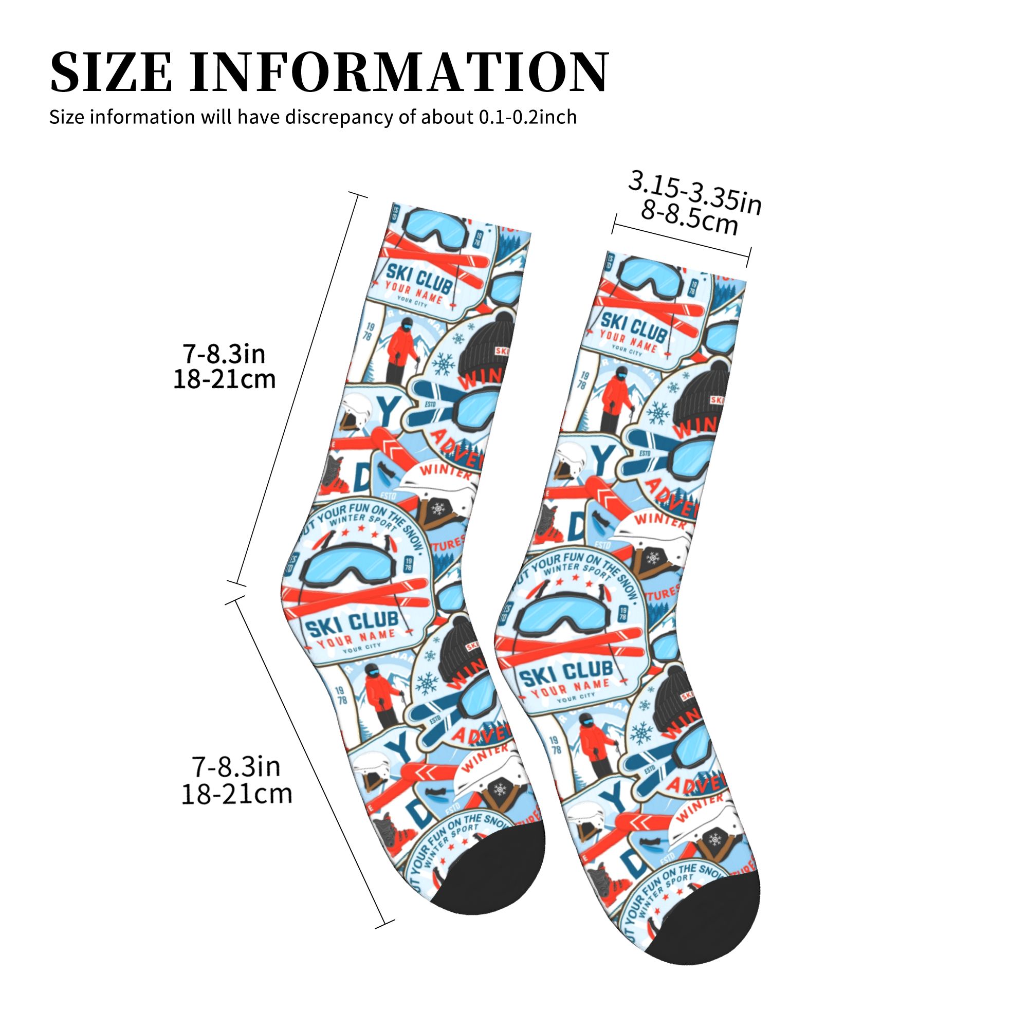 Vintage Red Blue Ski Club Seam - đánh giá và giá Mens Fashion Vintage