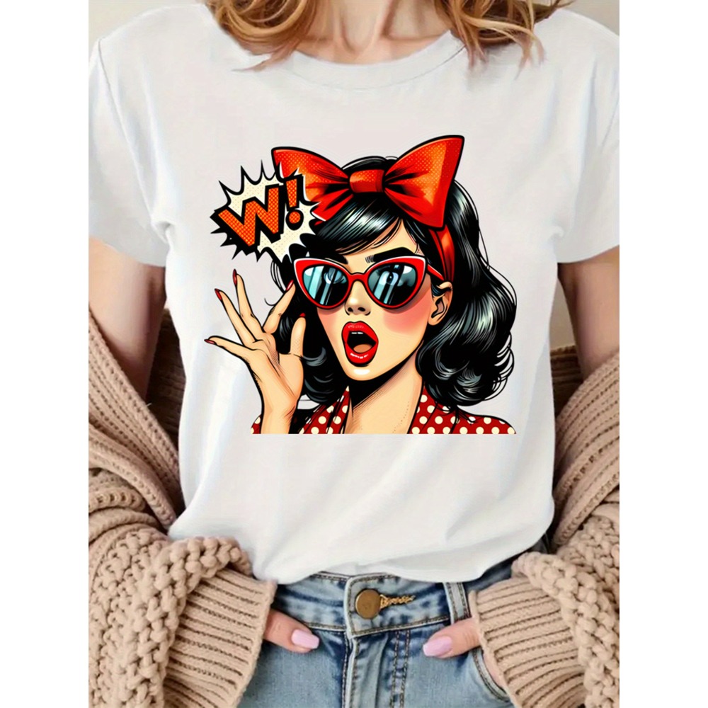 Retro Pop Art Woman Graphic Pr - đánh giá và giá Mens Fashion In The 50S