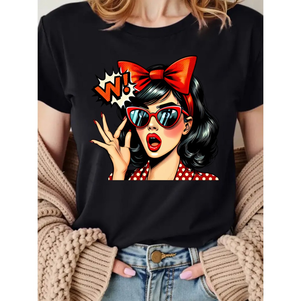 Retro Pop Art Woman Graphic Pr - đánh giá và giá Mens Fashion In The 50S