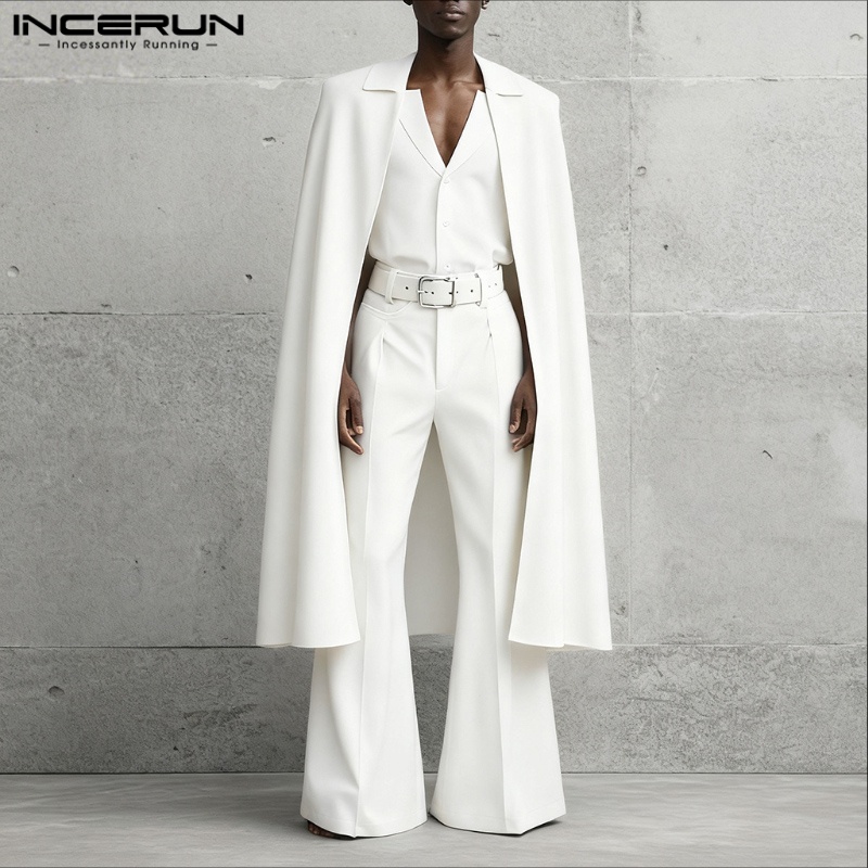 INCERUN Men Sets Solid Color L - đánh giá và giá Mens Fashion Suits