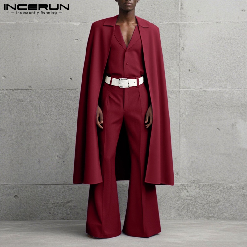 INCERUN Men Sets Solid Color L - đánh giá và giá Mens Fashion Suits