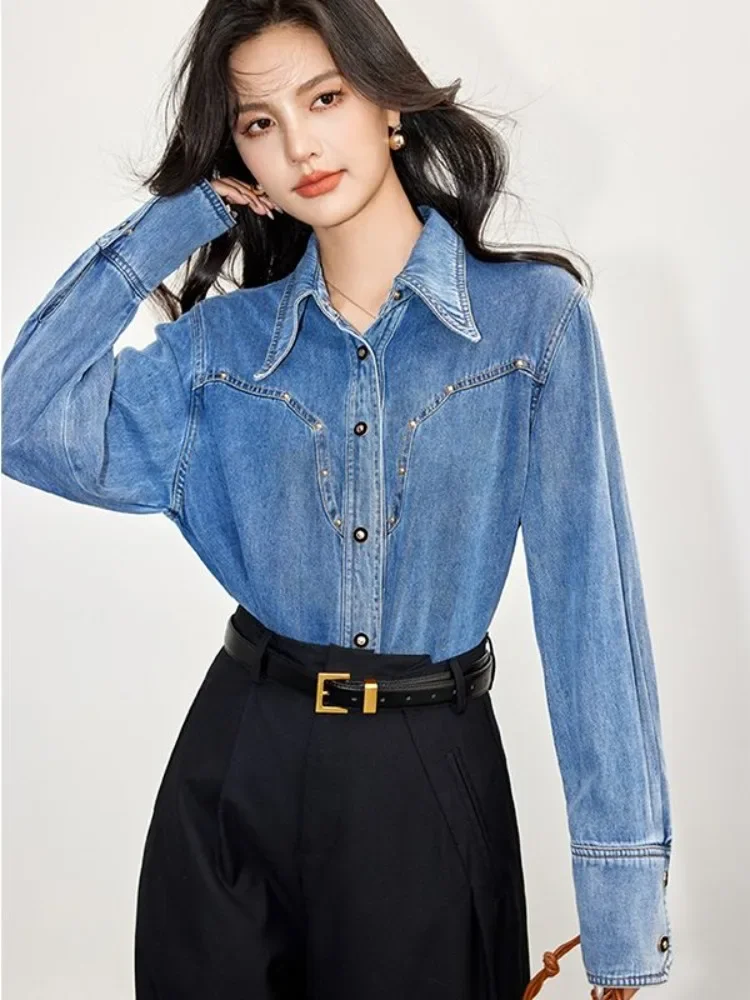 Vintage Denim Shirts Design Wo - đánh giá và giá Denim Jacket Vintage