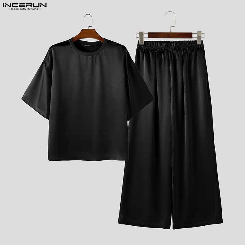 INCERUN Men's Sets Solid Loose - đánh giá và giá Men'S Fashion Loose Pants