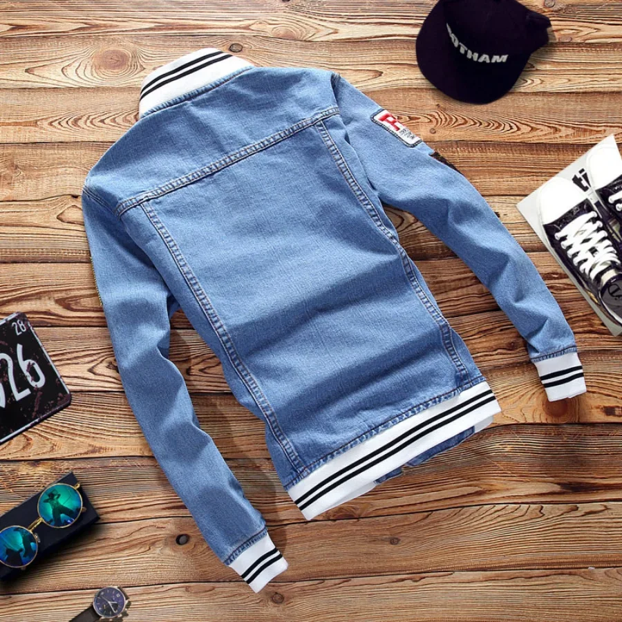 Mới 2022 Nam Áo Khoác Denim Th - đánh giá và giá Mens Fashion Denim Jacket