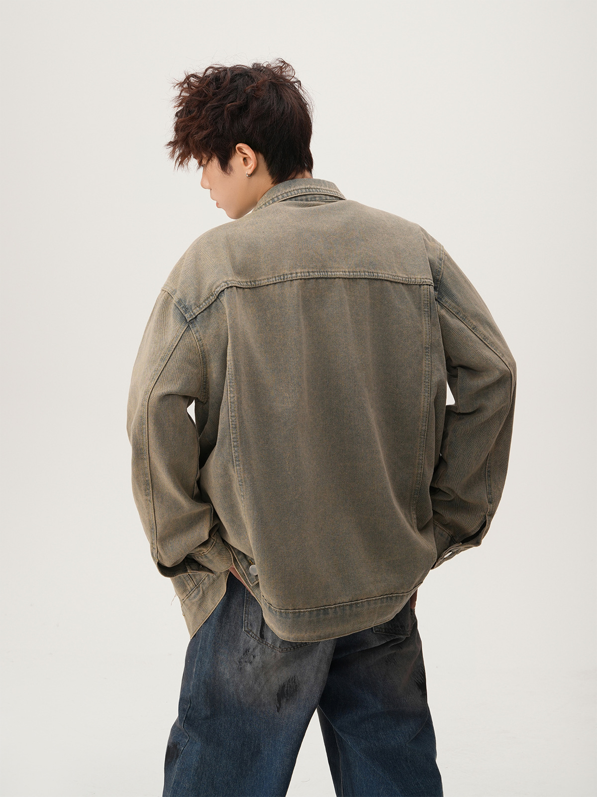American High Street Ripped De - đánh giá và giá Denim Jacket Vintage