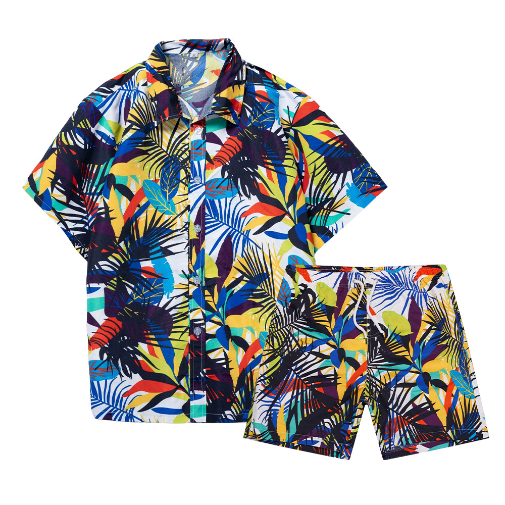 Hawaiian Coconut Tree 3D Print - đánh giá và giá Mens Fashion Suits