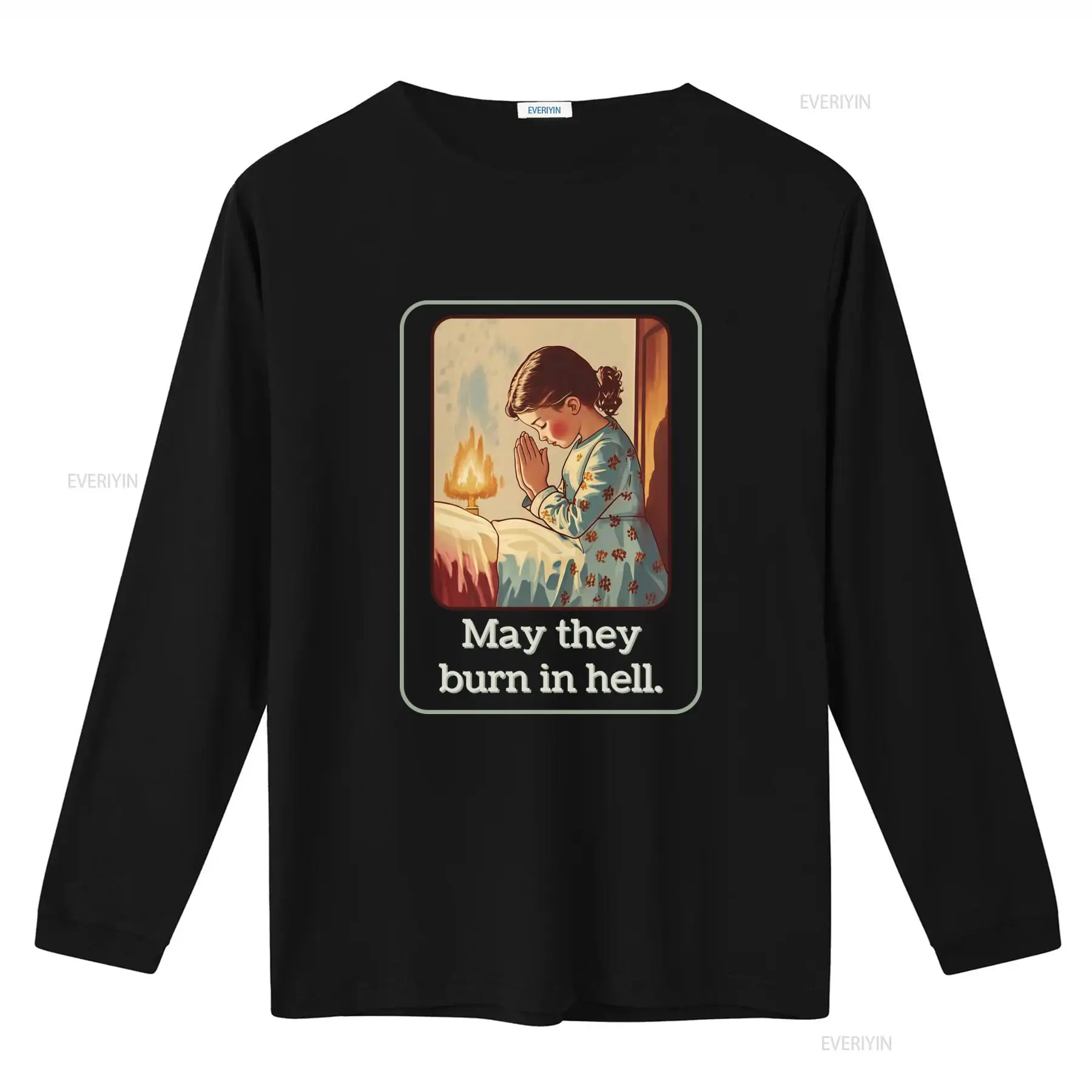May They Burn In Hell T Shirt  - đánh giá và giá Mens Fashion In The 50S
