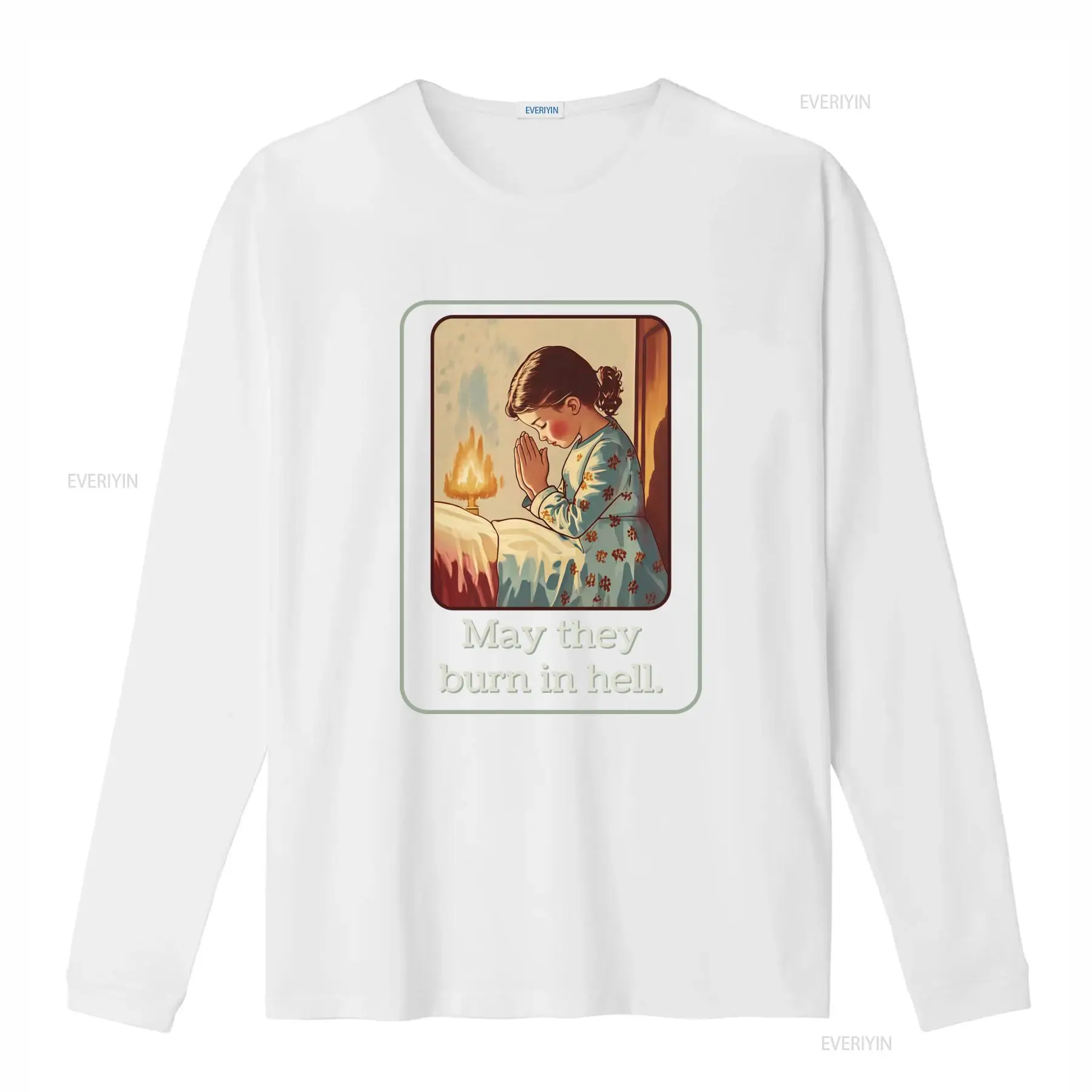 May They Burn In Hell T Shirt  - đánh giá và giá Mens Fashion In The 50S