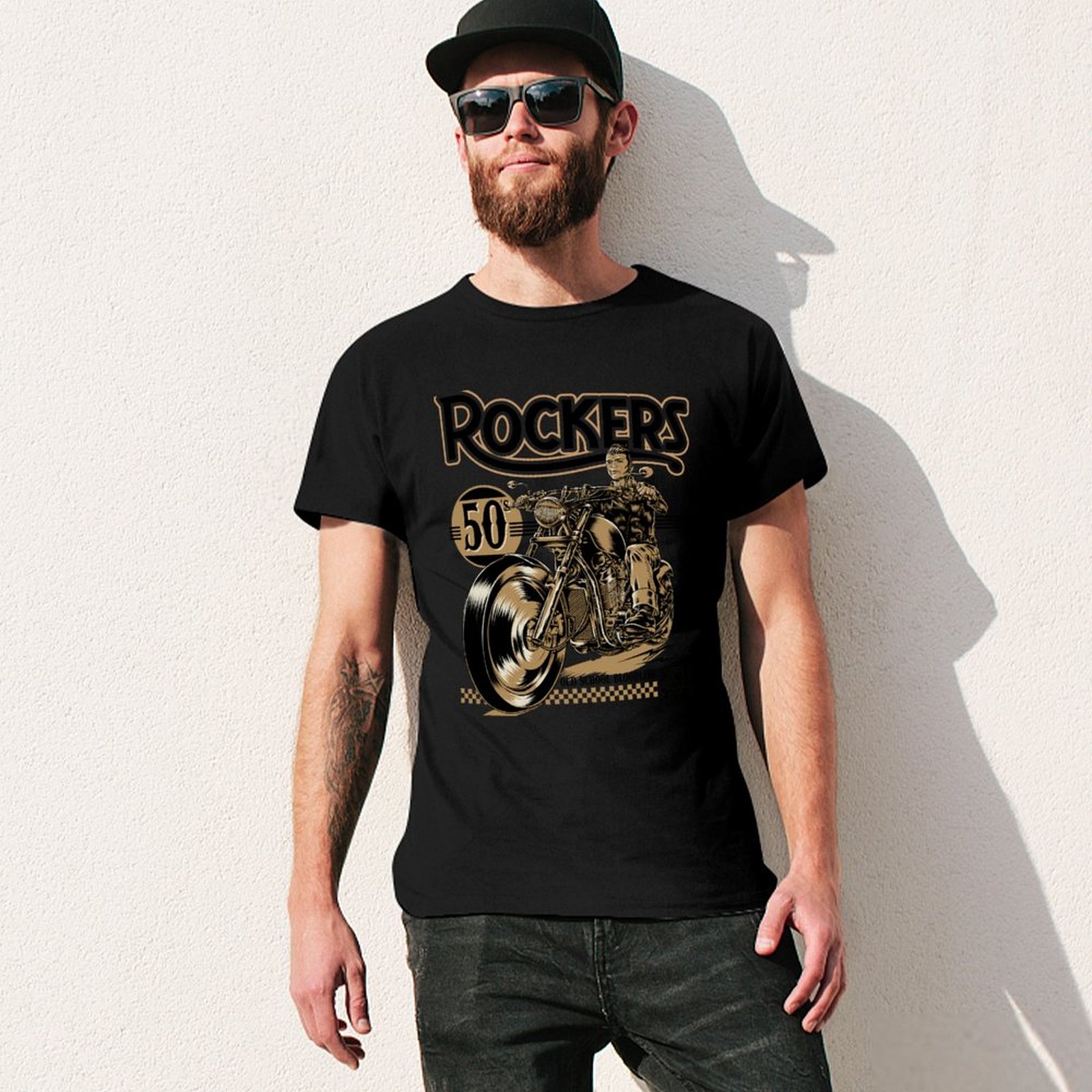Rockers 50s T-Shirt Summer Fas - đánh giá và giá Mens Fashion In The 50S
