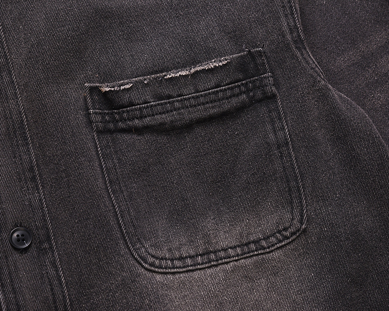 Men's High Street Ripped Jeans - đánh giá và giá Denim Jacket Vintage