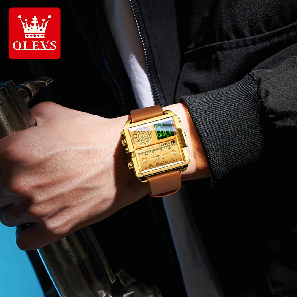 OLEVS 1101 Luxury Quartz Elect - đánh giá và giá Men'S Fashion Zone