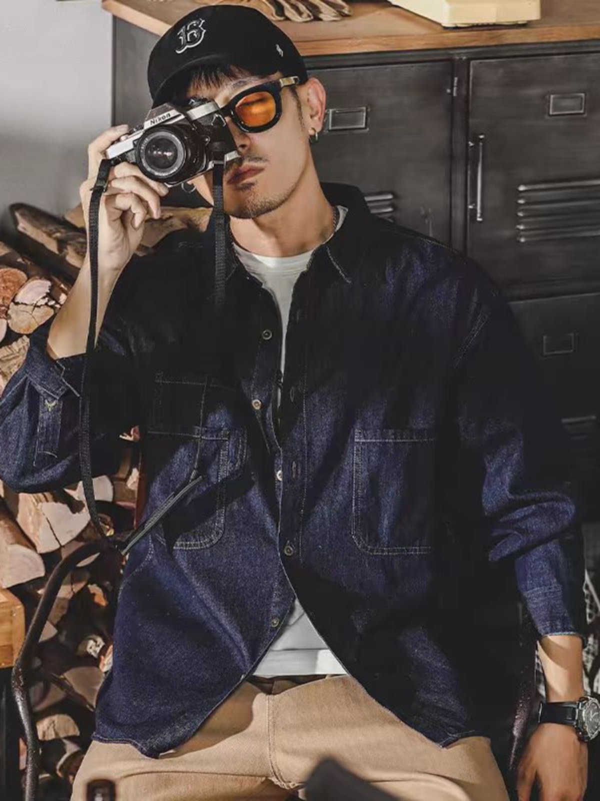 Mens American Retro Denim Jack - đánh giá và giá Mens Fashion Denim Jacket