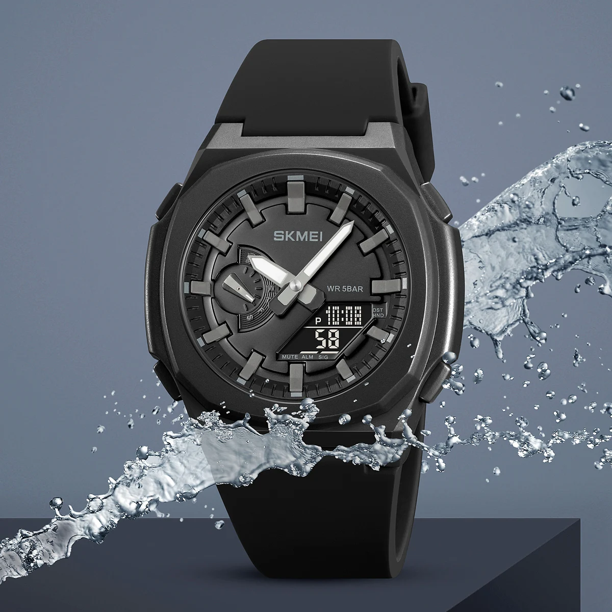 SKMEI 2091 5 Alarms Date Clock - đánh giá và giá Men'S Fashion Zone