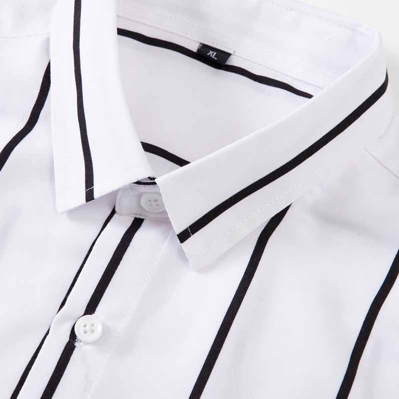 Men's Striped Dress Shirt Long - đánh giá và giá Men'S Fashion Clothing
