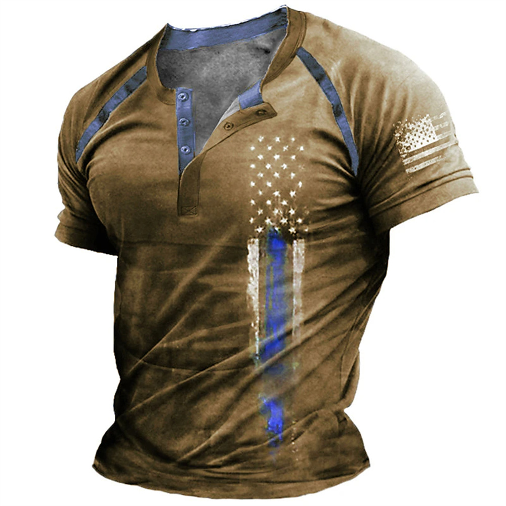 Funny 3D American Flag Print M - đánh giá và giá Mens Fashion Vintage