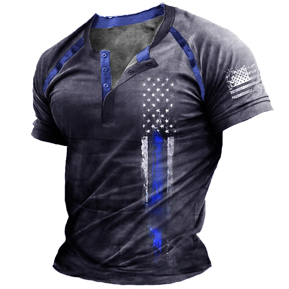 Funny 3D American Flag Print M - đánh giá và giá Mens Fashion Vintage