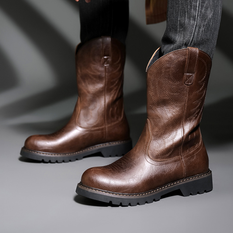 Fashion Mens Cowboy Boots New  - đánh giá và giá Mens Fashion Vintage