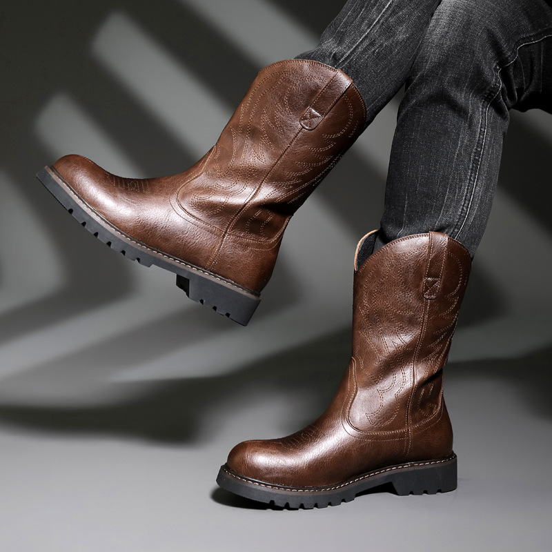 Fashion Mens Cowboy Boots New  - đánh giá và giá Mens Fashion Vintage
