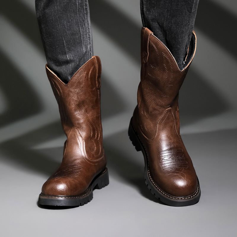 Fashion Mens Cowboy Boots New  - đánh giá và giá Mens Fashion Vintage