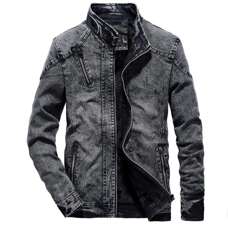Áo Khoác Denim Nam Mùa Đông Pl - đánh giá và giá Mens Fashion Denim Jacket