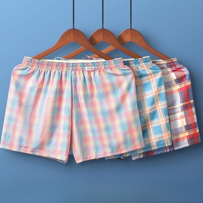 Plaid Arrow Pants Mens Casual  - đánh giá và giá Men'S Fashion Loose Pants