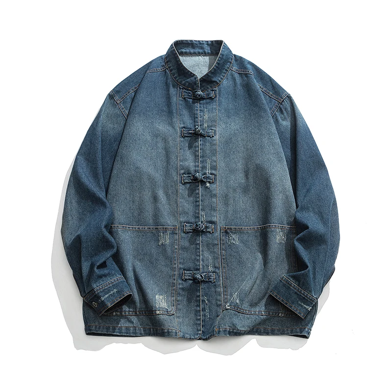 Chinese Style Denim Jacket Men - đánh giá và giá Mens Fashion Denim Jacket