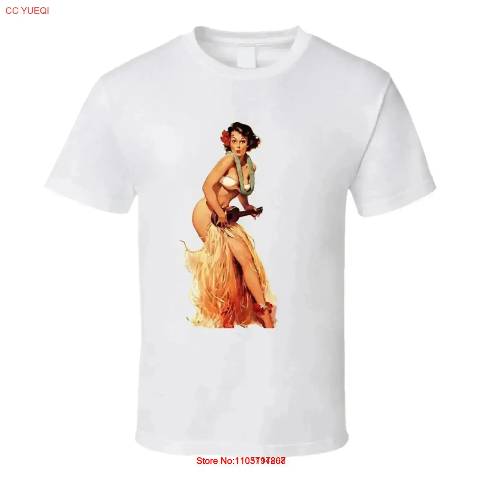 Retro T shirt Tiki Hula Girl U - đánh giá và giá Mens Fashion In The 50S
