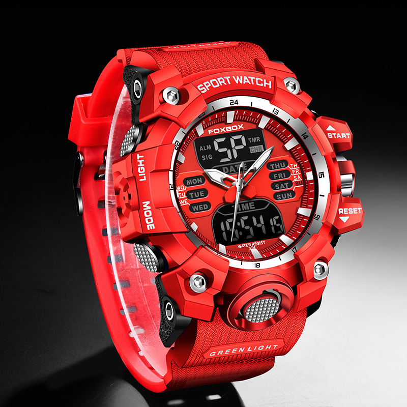 FOXBOX Military Watch for Men  - đánh giá và giá Men'S Fashion Zone