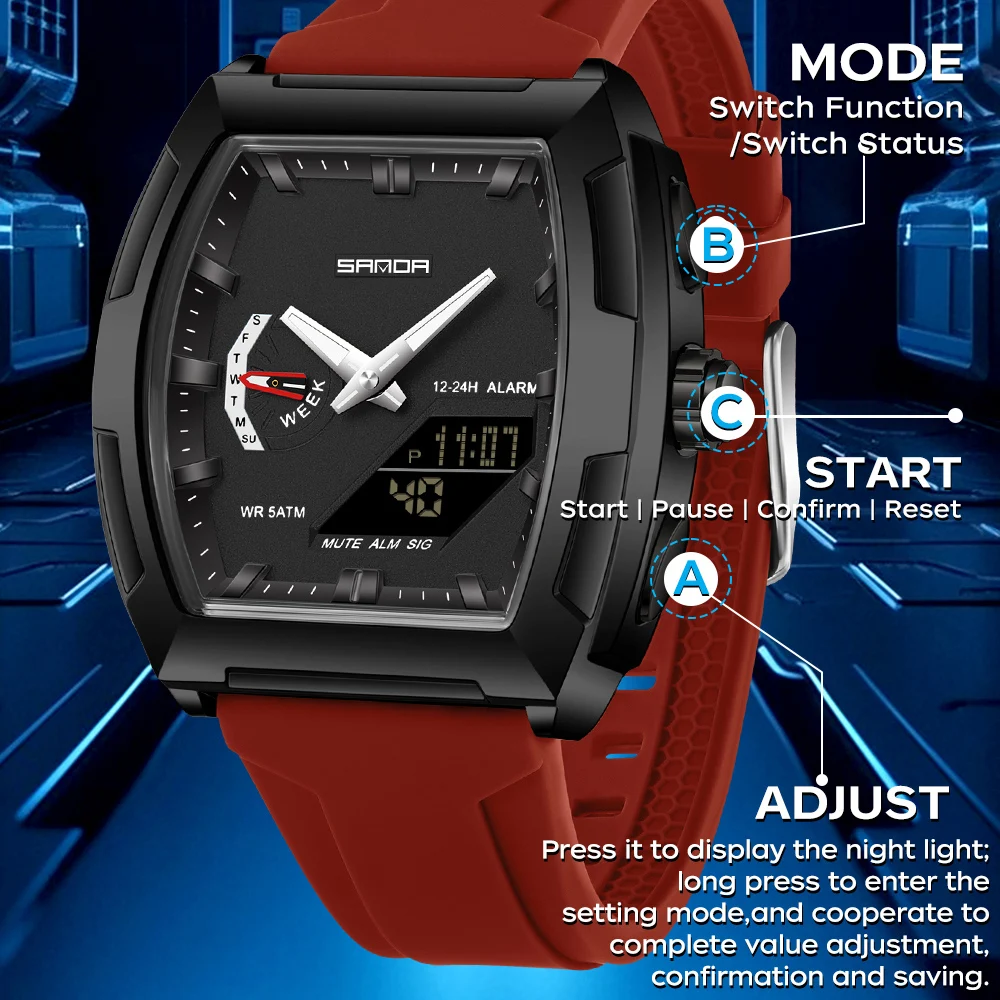 SANDA Military Man Watches Lux - đánh giá và giá Men'S Fashion Zone
