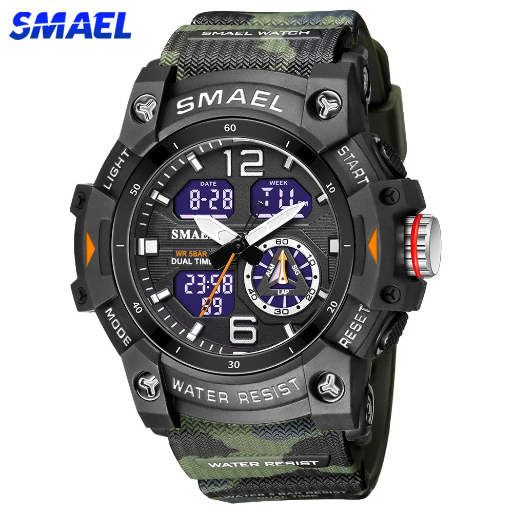 SMAEL Sports Watches Men Camo  - đánh giá và giá Men'S Fashion Zone