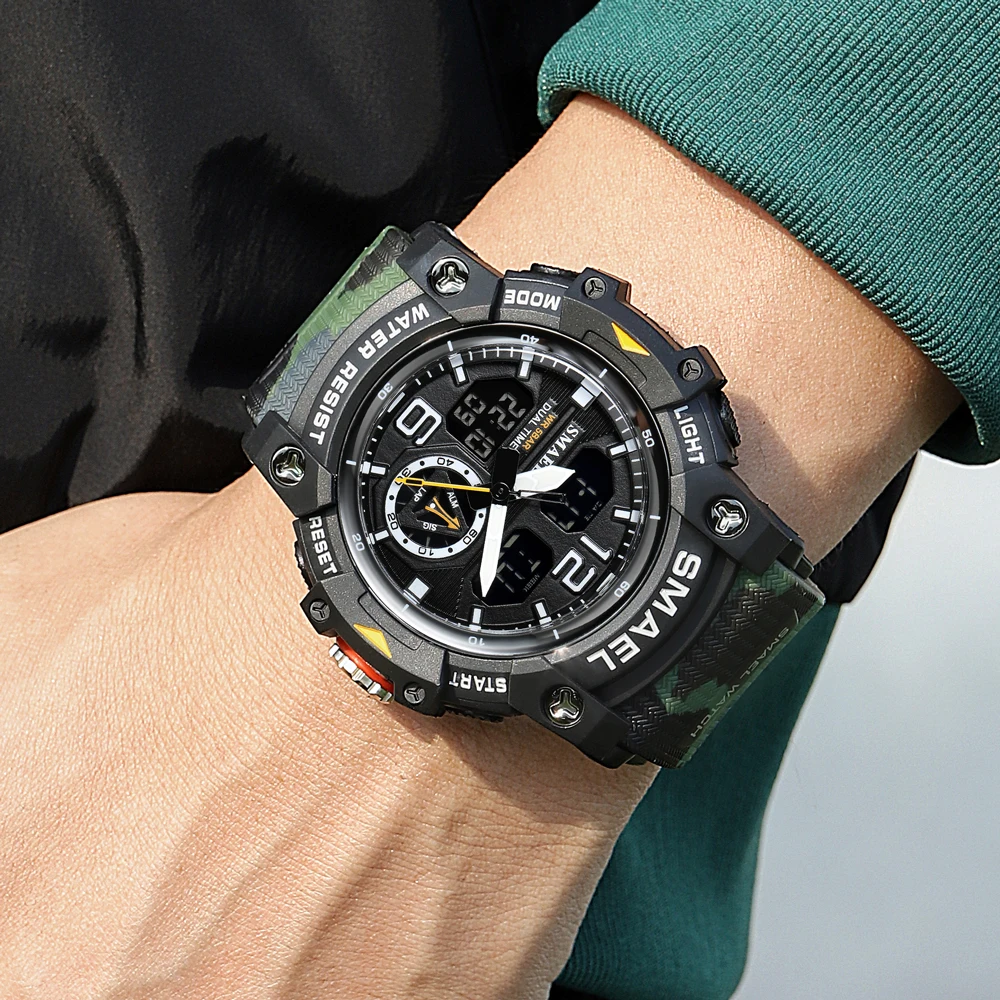 SMAEL Sports Watches Men Camo  - đánh giá và giá Men'S Fashion Zone