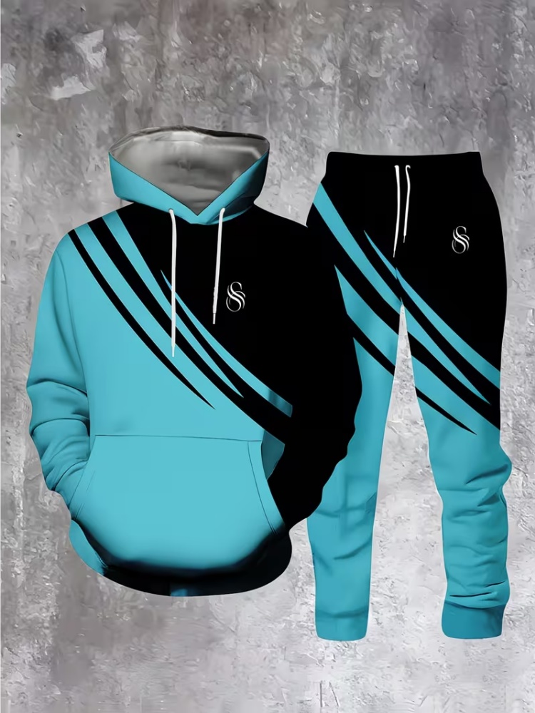 Men 2 Piece Tracksuit Fashion  - đánh giá và giá Men'S Fashion Loose Pants