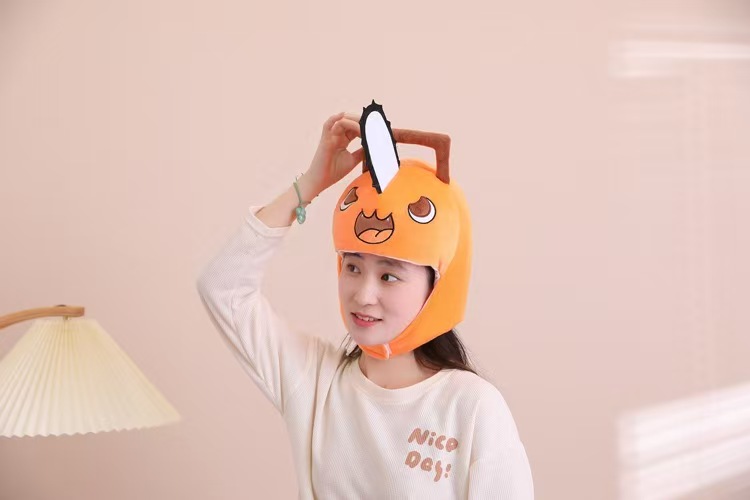 Anime Chainsaw Man Pochita Cos - đánh giá và giá Mens Fashion Caps