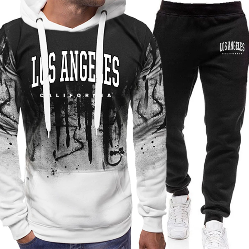 Fashion Men's Tracksuit Print  - đánh giá và giá Men'S Fashion Clothing