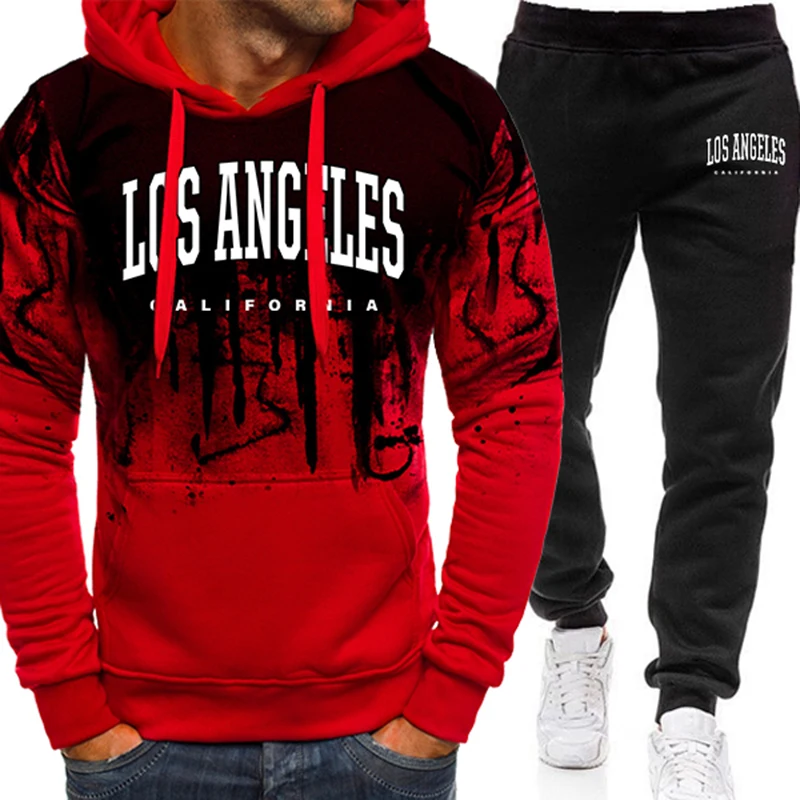 Fashion Men's Tracksuit Print  - đánh giá và giá Men'S Fashion Clothing