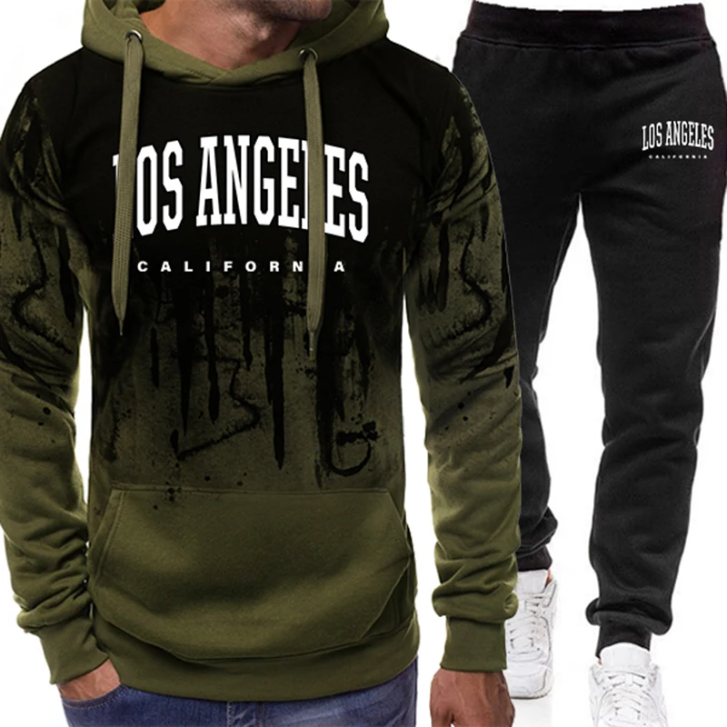 Fashion Men's Tracksuit Print  - đánh giá và giá Men'S Fashion Clothing