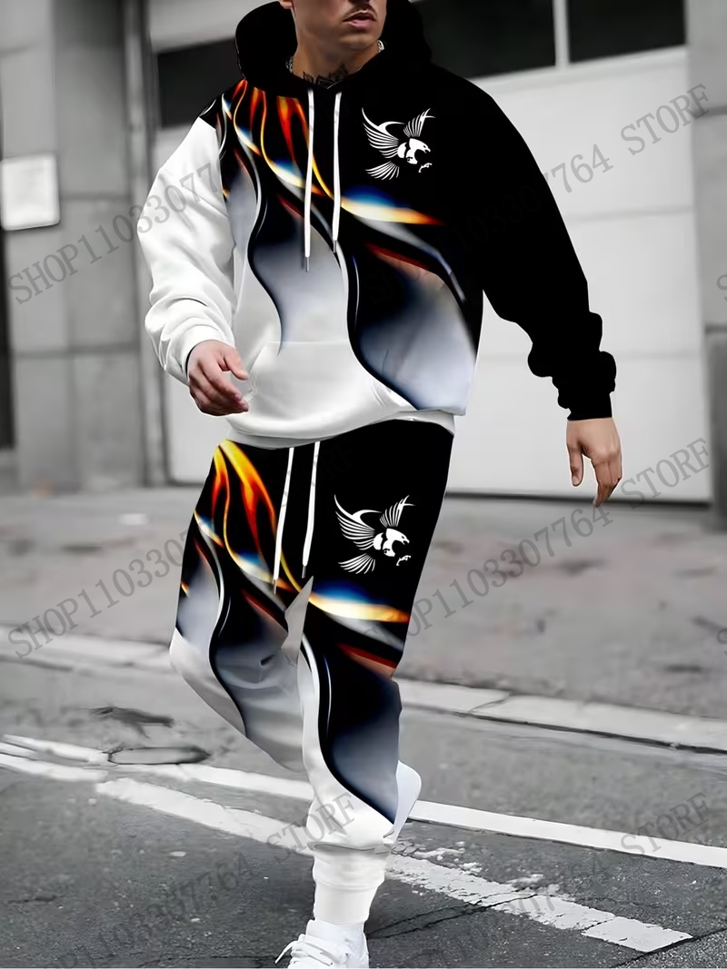 Autumn Winter Hoodie Pant Set  - đánh giá và giá Mens Fashion Suits